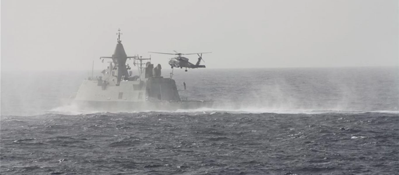 Γυμνάσια α/α πολέμου και ασκήσεις ταχείας καταρρίχησης από την κορβέτα BAYNUNAΗ (βίντεο)